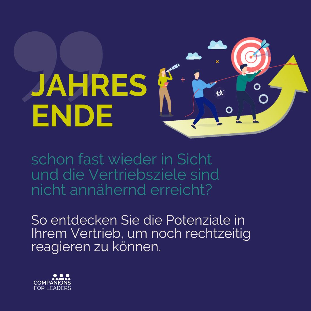 You are currently viewing Jahresende schon fast wieder in Sicht und die Vertriebsziele sind nicht annähernd erreicht?